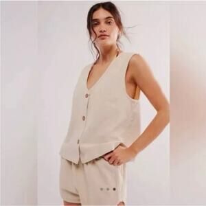 NEW Free People So Fresh Vest Set Size Small